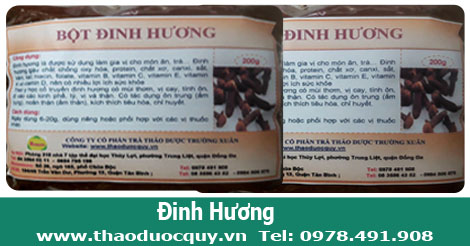 bột đinh hương